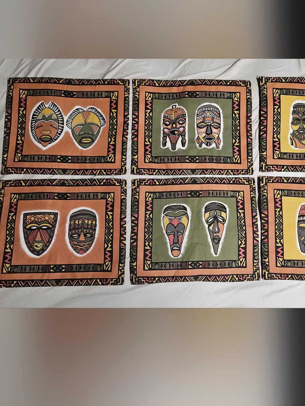Dine With Africa Handmade Placemats, set of 6